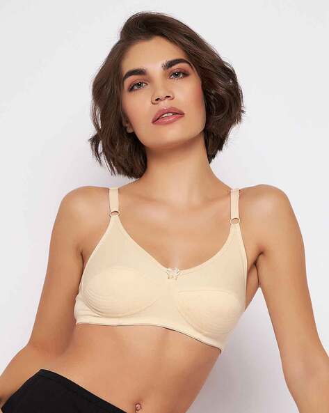 Clovia Women's Non-Padded Non-Wired Full Cup Feeding Bra in Beige