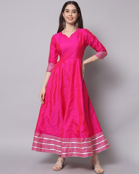 Banarasi Silk Gown - Buy Banarasi Silk Gown Online Starting at Just ₹407 |  Meesho