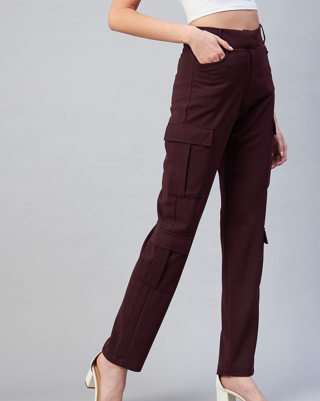 Lot Detail - Elvis Presley Owned and Worn Wine Colored Pants