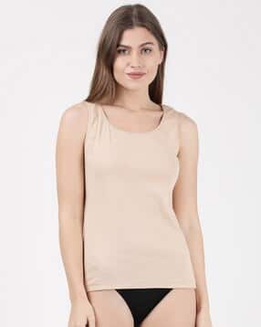 1535 Super Combed Cotton Rib Fabric Inner Tank Top with Stay Fresh Treatment-image-5