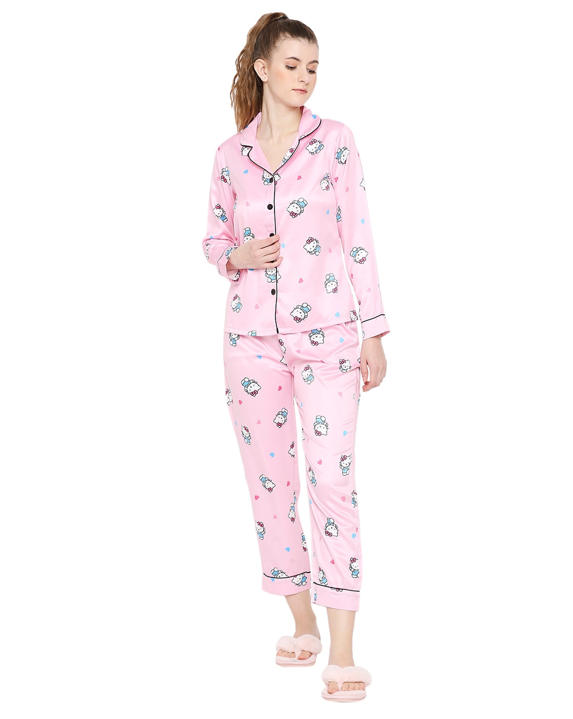 Hello Kitty Women's Graphic Sleep Jogger Pants, Sizes XS-3X 