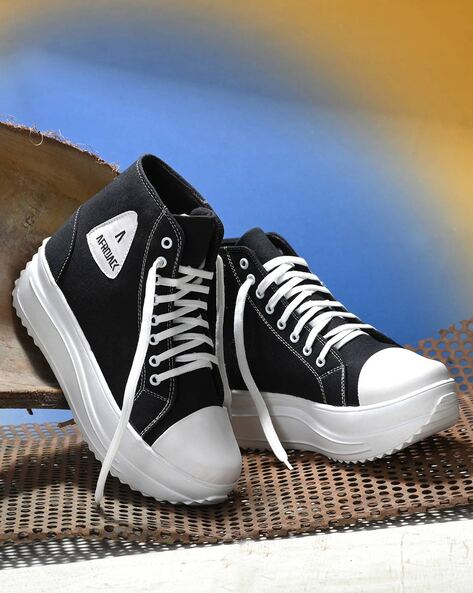 Mens black high top cheap tennis shoes