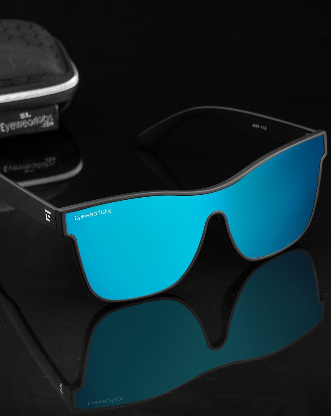 Breach - Matte Black - Deep Blue Polarized Fishing Sunglasses | Detour –  Detour Sunglasses