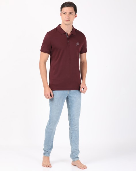 Buy Burgundy Tshirts for Men by JOCKEY Online