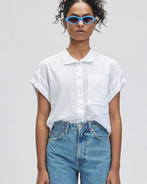 Cap Sleeves Classic Shirt