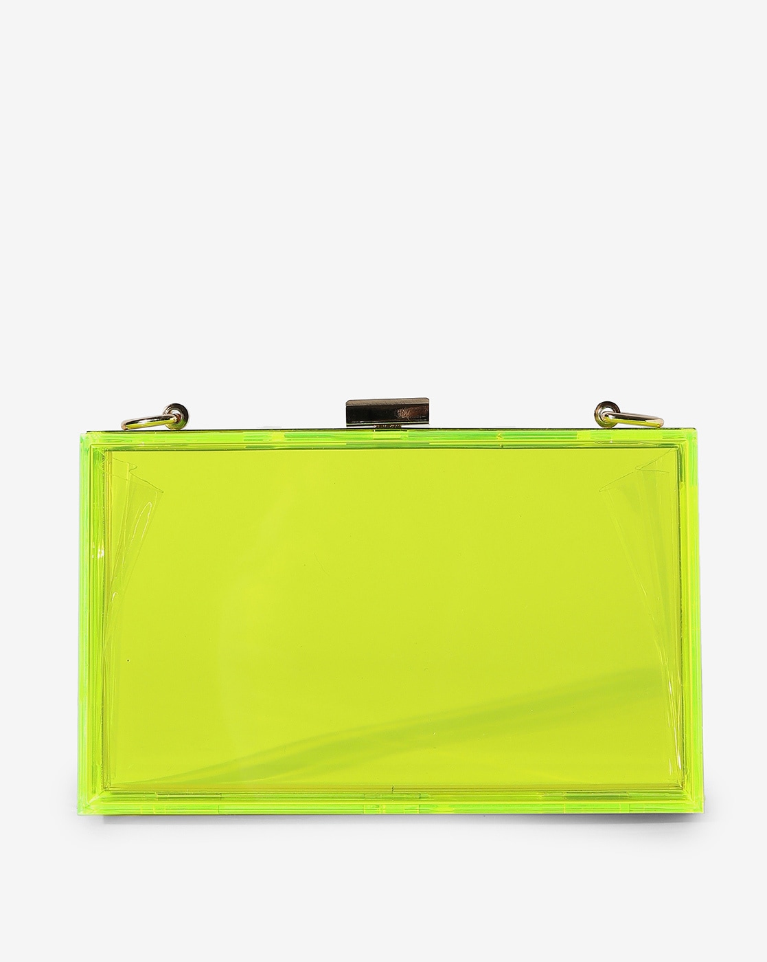 Bright on sale yellow clutch