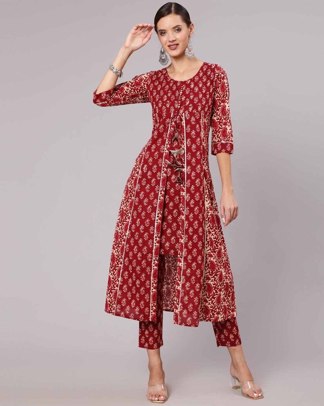 Buy Teal Kurtis & Tunics for Women by Do Dhaage Online | Ajio.com