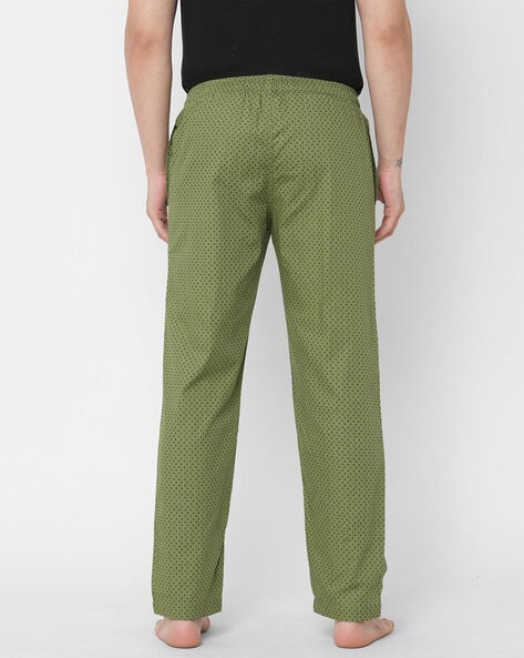 Buy Urban Hug Men's Green Printed Regular Fit Pyjamas Online in India at  Bewakoof