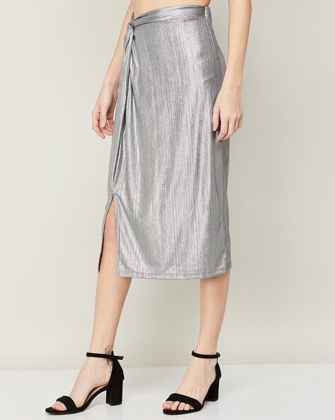 Silver 2025 skirt wrap