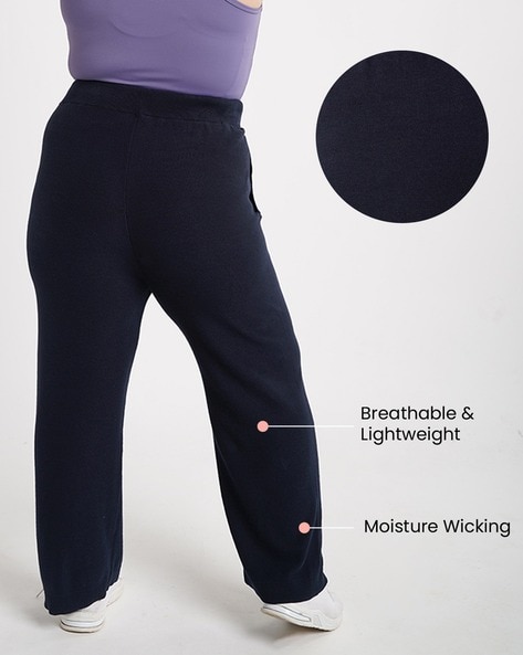 Buy Navy Blue Trousers & Pants for Women by BLISSCLUB Online | Ajio.com