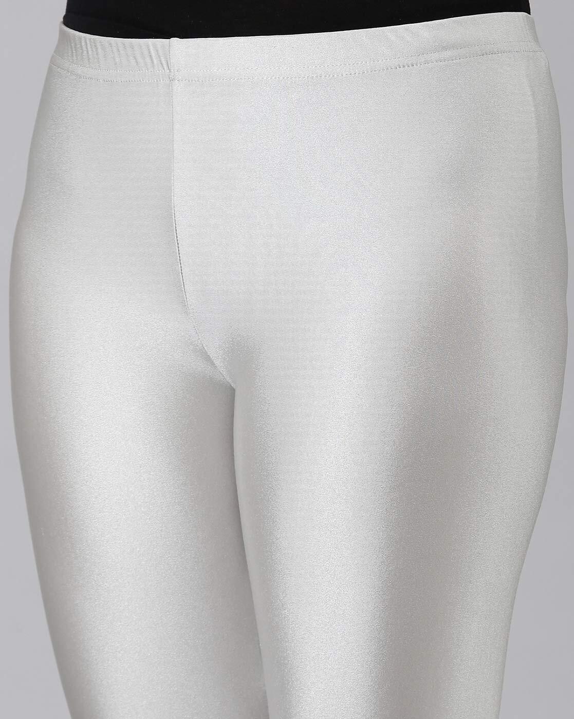 Buy Go Colors White Shiny Pants online