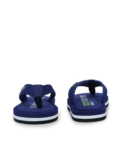 Buy Navy Blue Flip Flop Slippers for Men by Doctor Extra Soft