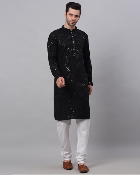 Footwear with black hot sale kurta pajama