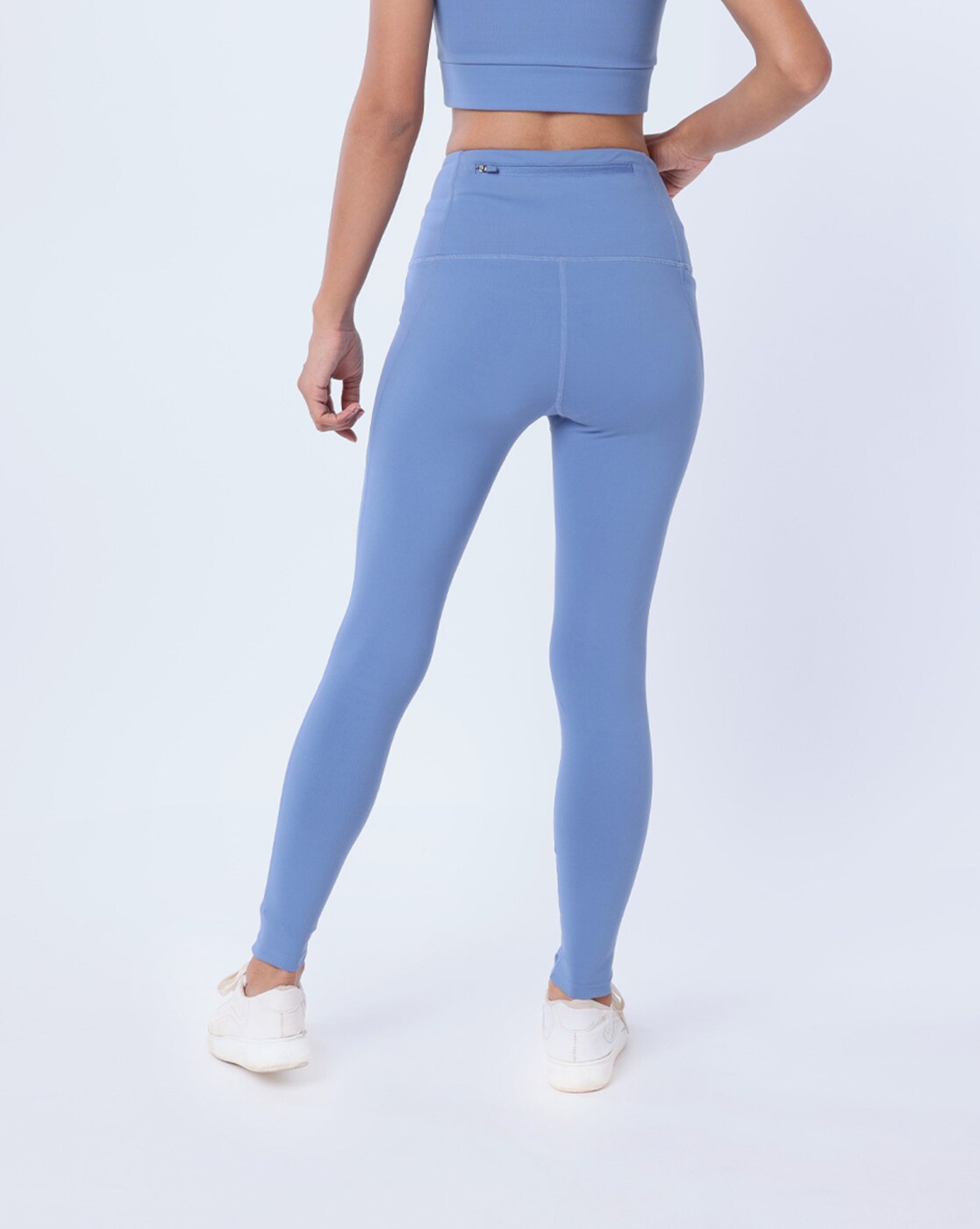 Buy Women Ankle length Blue Leggings / Yoga Pants: TT Bazaar