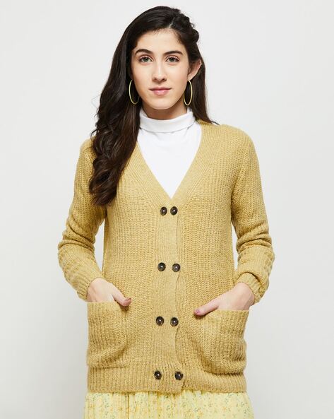 Buy Beige Sweaters & Cardigans for Women by MAX Online