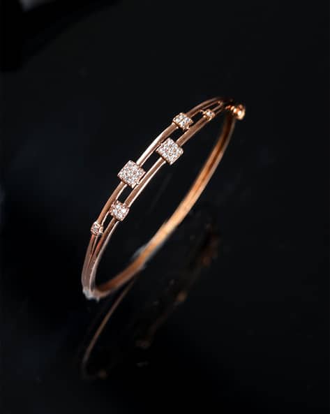 Jazz And Sizzle Stone Studded Sleek Bracelet