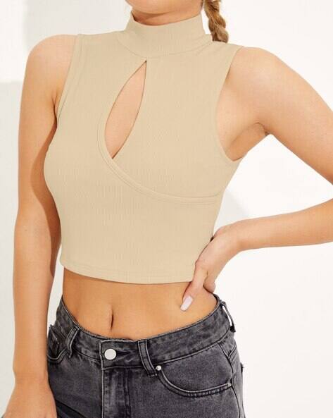 Buy Beige Tops for Women by Sugathari Online