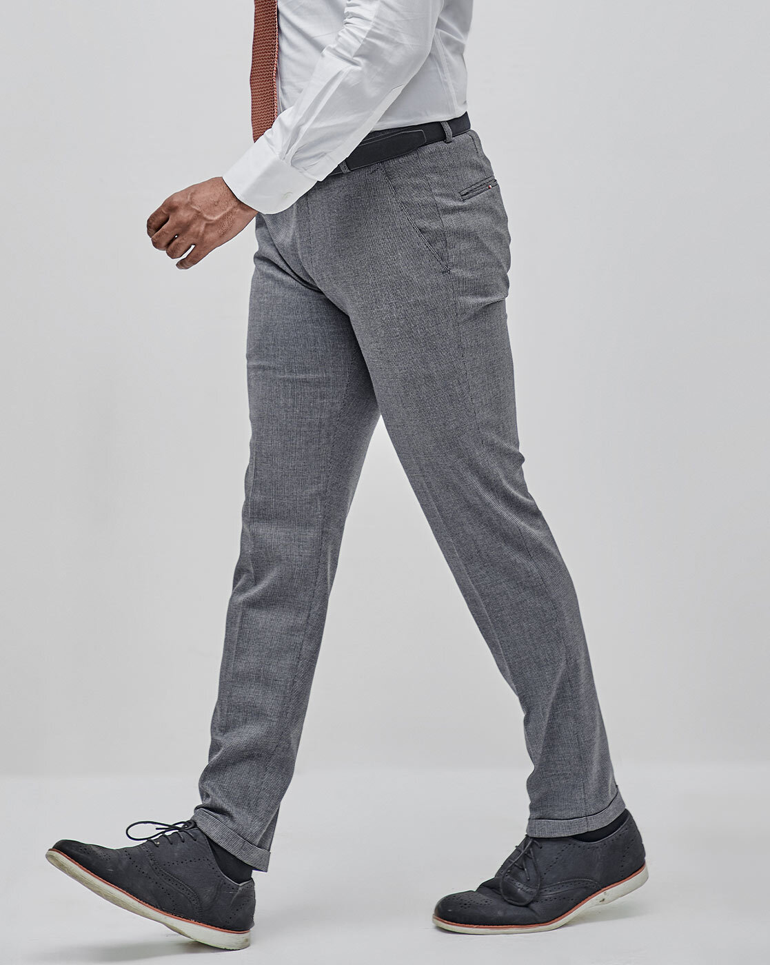 b.young PANTS - Trousers - light grey melange mix/light grey - Zalando.co.uk