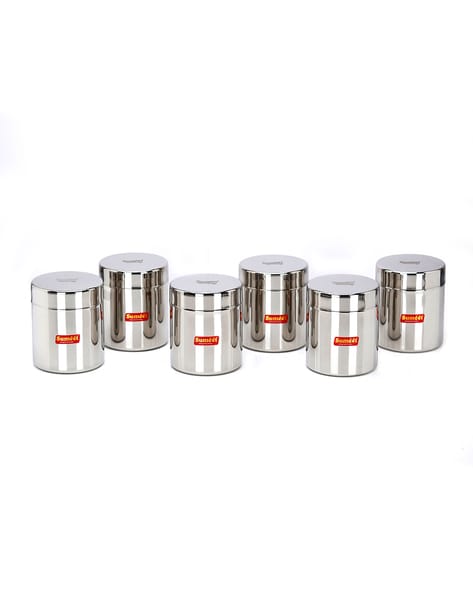 Minimal Food Storage Containers Silver - Stainless Steel Container Set