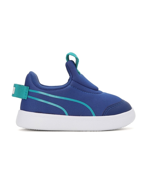 Puma slip ons sales blue