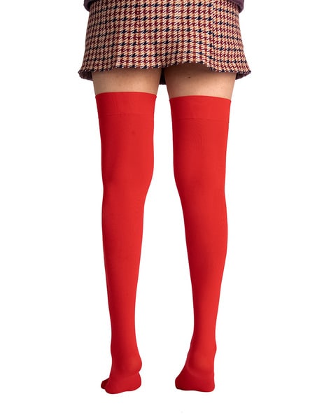 A Red Stockings-Highs for Women for sale