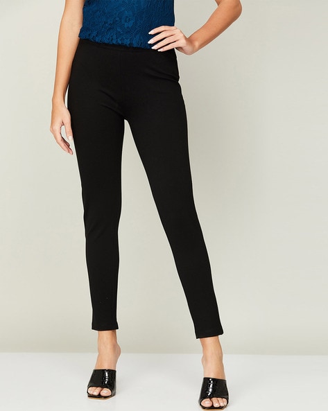 Buy Black Trousers & Pants for Women by CODE BY LIFESTYLE Online