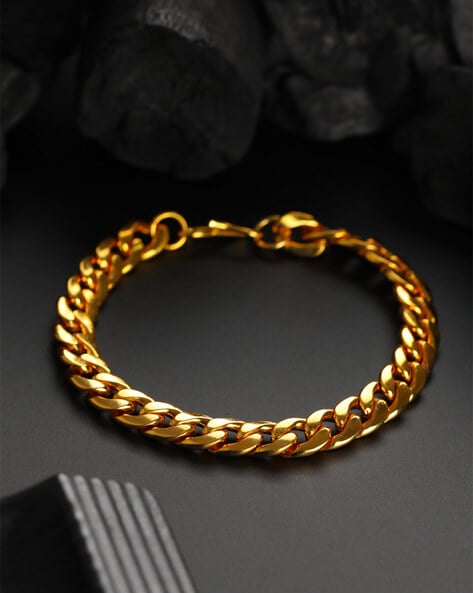 Amazon.com: ETEVON Cuban Link Initial Bracelet Gold Plated Hip Hop Jewelry  Gift for Men Women Birthday Christmas Valentines Day Jewelry Gifts for  Husband Boyfriend Son: Clothing, Shoes & Jewelry
