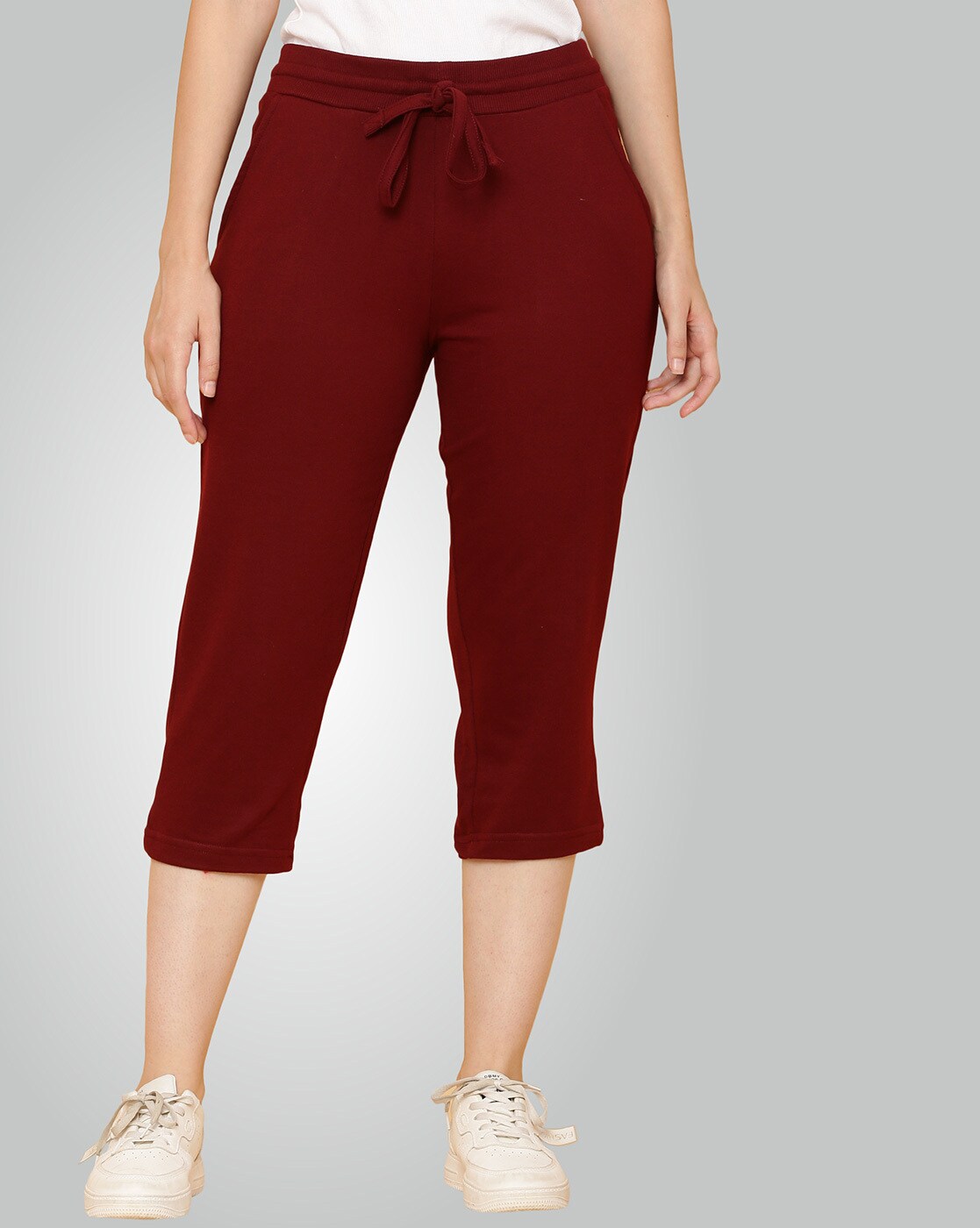Buy Quira Women Maroon and Brown All Over Print Cotton Capri Set (Medium)  Online at Best Prices in India - JioMart.