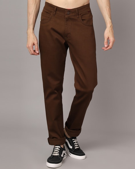 Buy Cantabil Men Green Solid Casual Trousers Online at Best Prices in India  - JioMart.