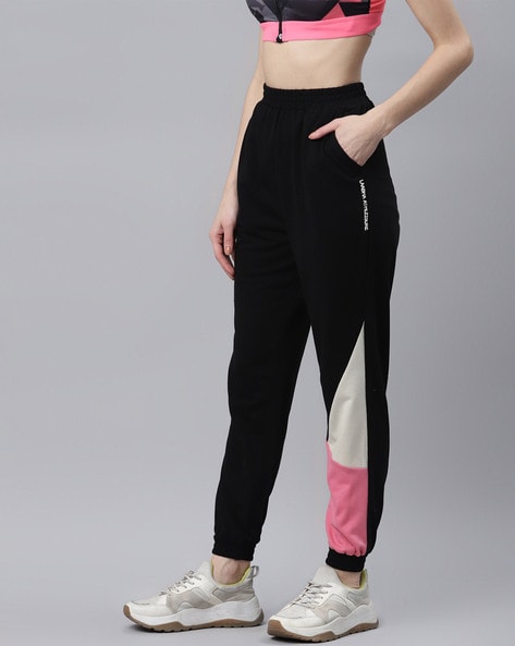 Buy Black Track Pants for Women by LAABHA Online