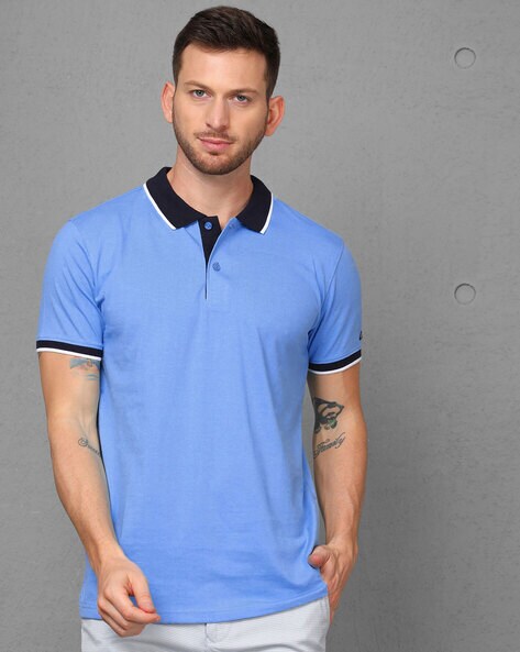 Pale blue 2025 polo shirt