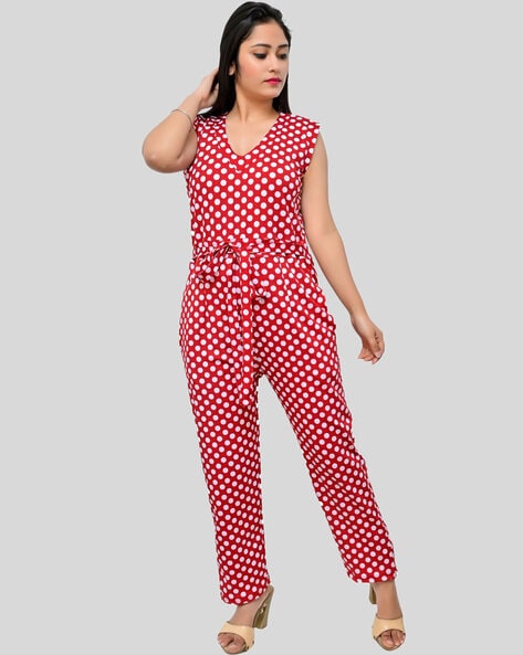 Red Jumpsuit - Buy Trendy Red Jumpsuit Online in India