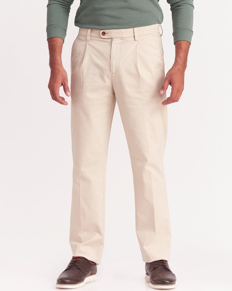 Relaxed Fit Twill trousers  Pistachio green  Men  HM IN