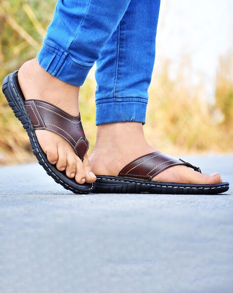 BRUTON Men Brown, White Sandals - Buy BRUTON Men Brown, White Sandals Online  at Best Price - Shop Online for Footwears in India | Flipkart.com