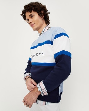 Buy Blue Sweatshirt & Hoodies for Men by max Online