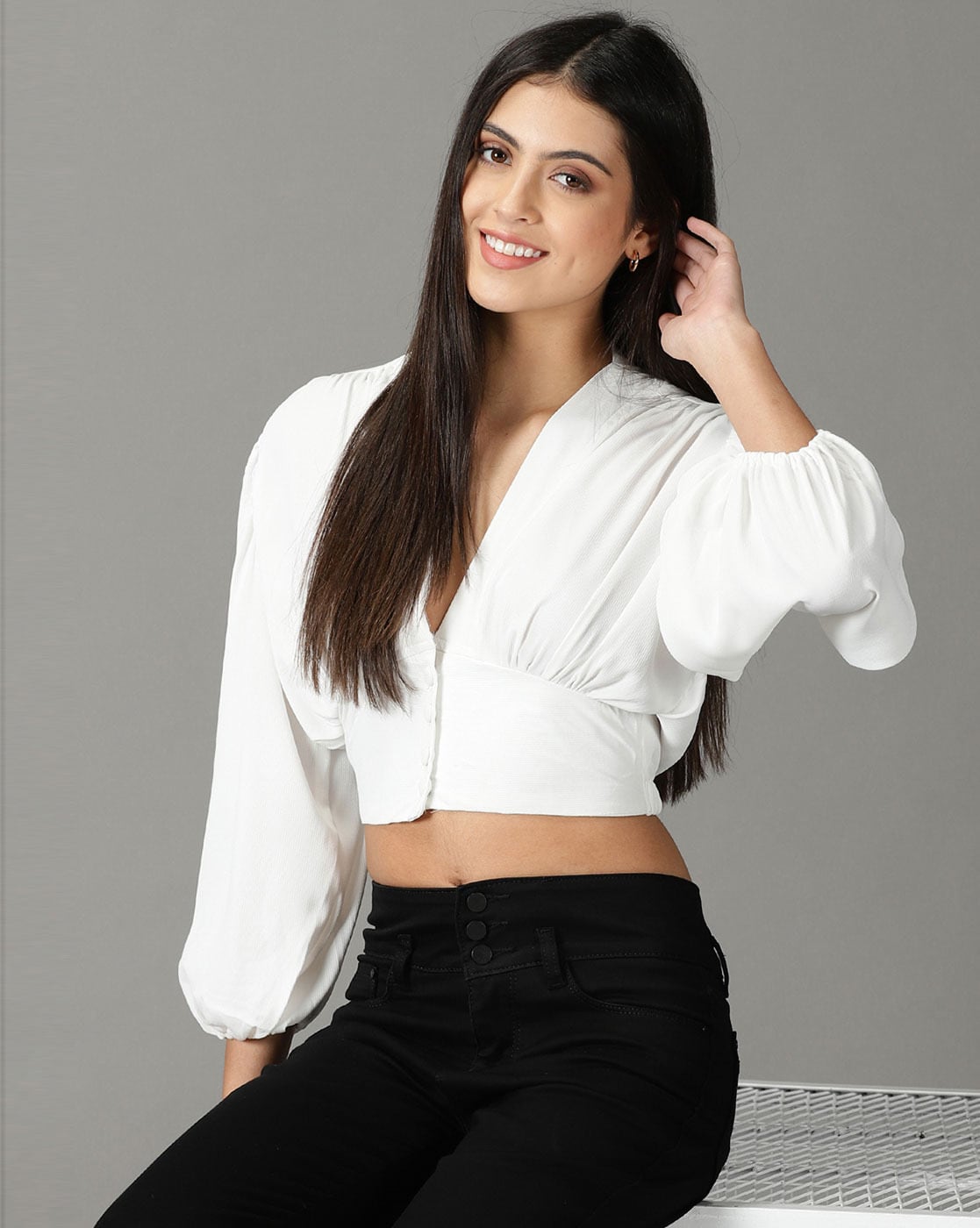 Buy White Tops for Women by SHOWOFF Online