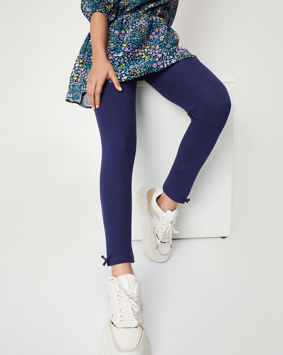 Buy White Leggings for Women by AVAASA MIX N' MATCH Online | Ajio.com