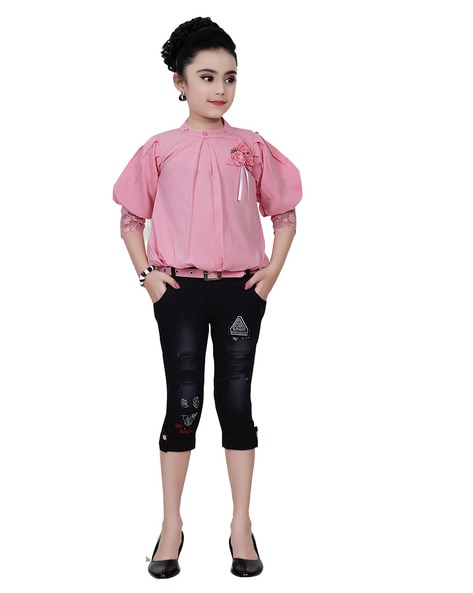 Buy Pink Sets for Girls by ARSHIA FASHIONS Online