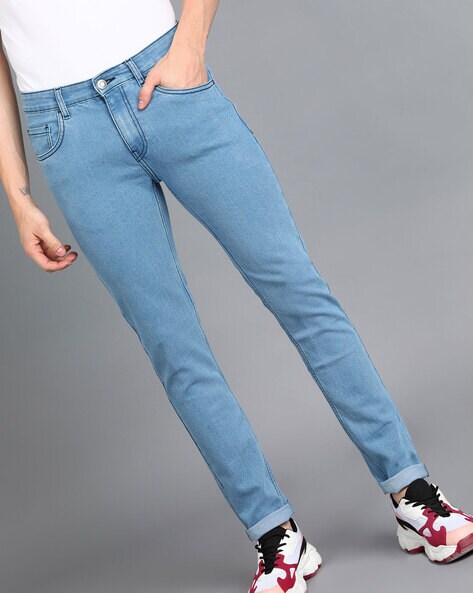 Urbano Fashion Slim Men Blue Jeans - Buy Urbano Fashion Slim Men Blue Jeans  Online at Best Prices in India