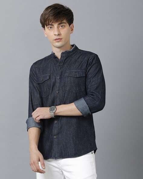 Fancy Denim Shirt For Men – Bumcart