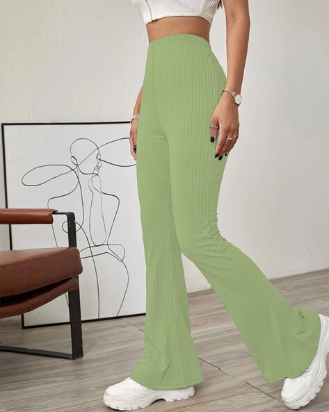 Buy Green Trousers & Pants for Women by Sugathari Online
