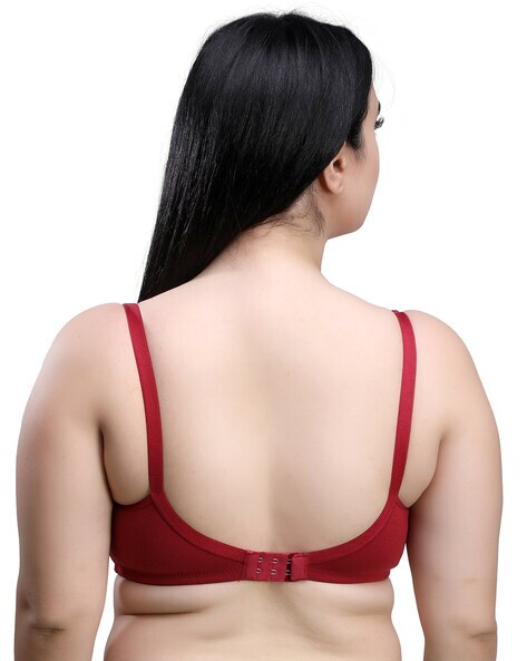 Buy Maroon & Black Bras for Women by SKDREAMS Online