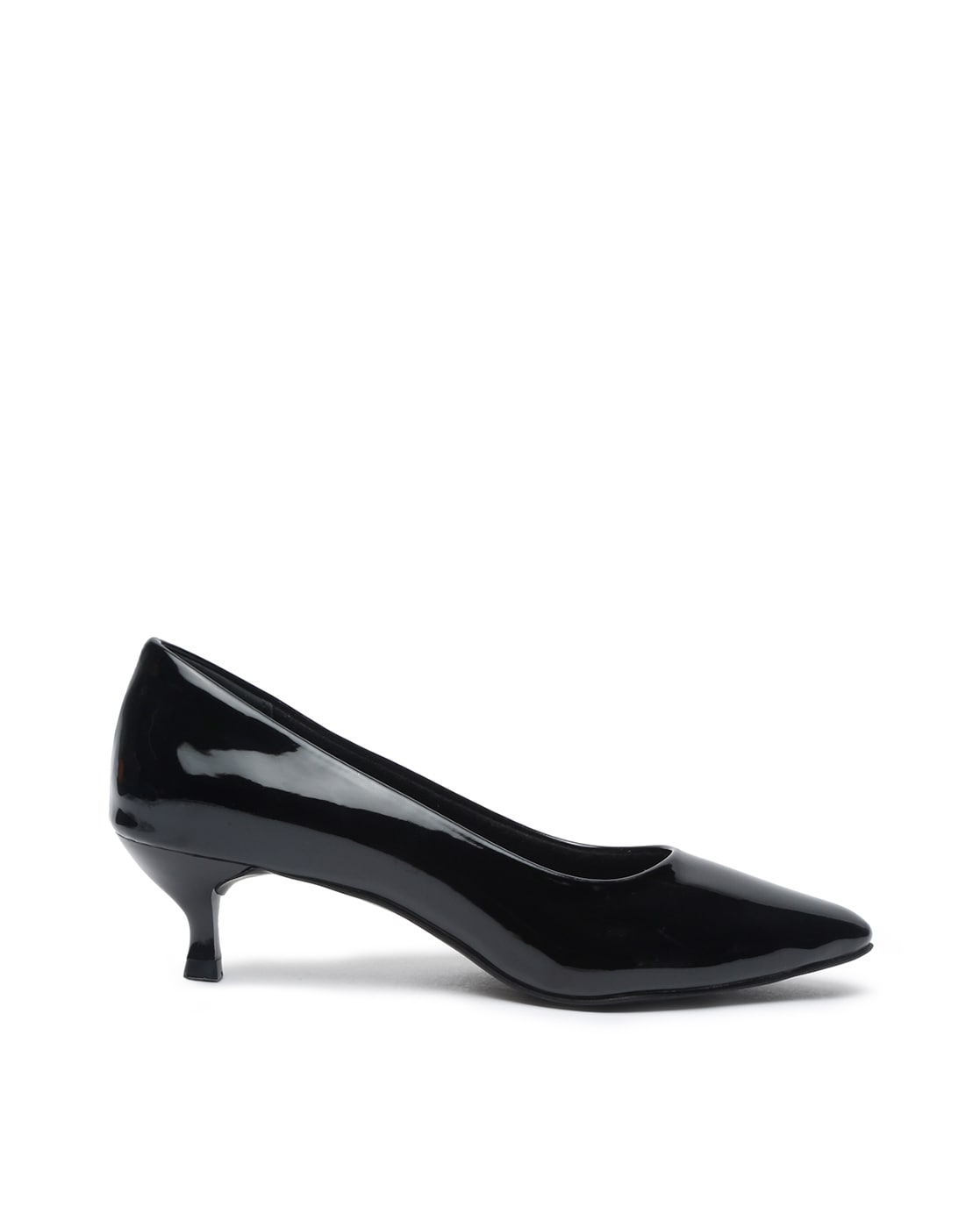 Black bow tie slip on low heel dress shoe | Womens heel dress shoes online  2092WS