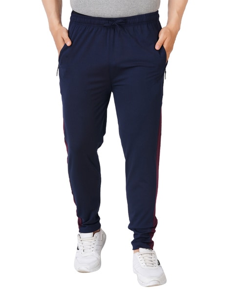 Longs pants man Stripe navy blue red | JOMA®