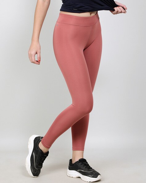 Women's Ultra High-Rise Rib Leggings - All in Motion™ Pink XL