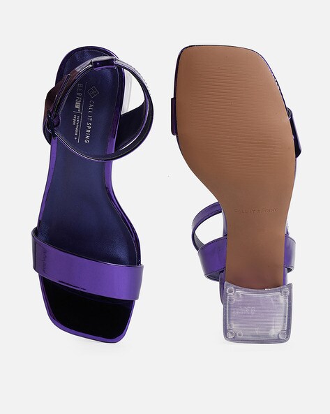 Buy CATWALK Natural Womens Ankle Strap Buckle Sandals | Shoppers Stop