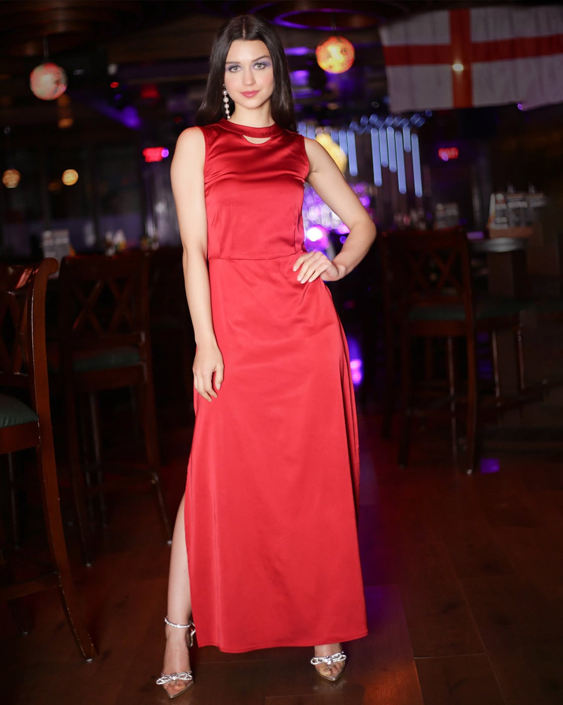 Red Cocktail Dresses,Strappy Cocktail Dress,Short Cocktail Dress,Simpl -  Wishingdress