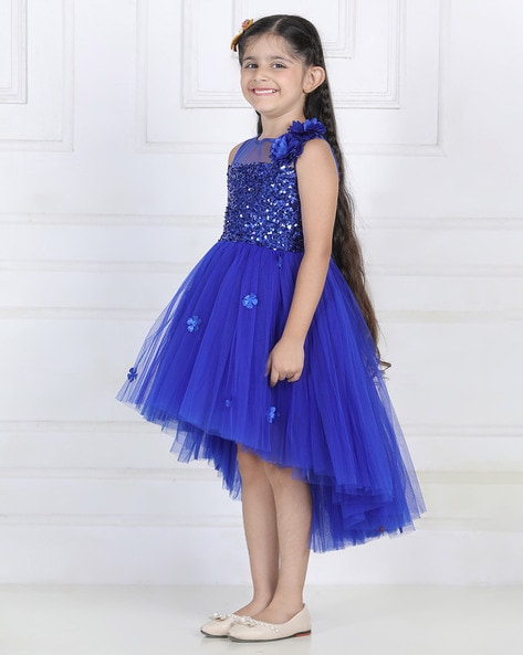 Peacock Tail Frock (Royal Blue) by ☆FSH☆ | Fashion With Style Hub