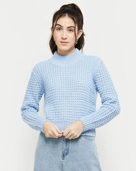 Knitted High Neck Sweater