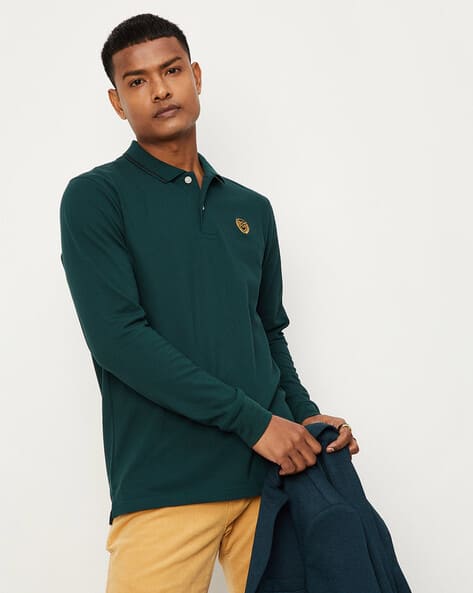 Full-Sleeve Polo T-Shirt